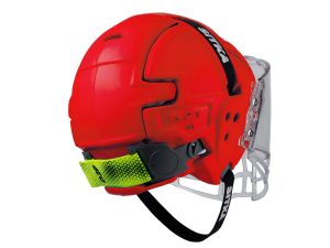 casco de Hockey Sitka rojo